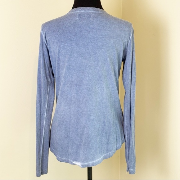Porridge Blue Wrap Top M - Picture 3 of 6